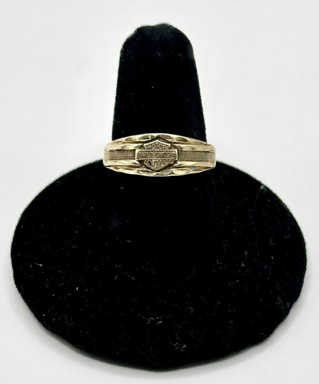 10kt Gold Harley-Davidson Ring (1 of 11)