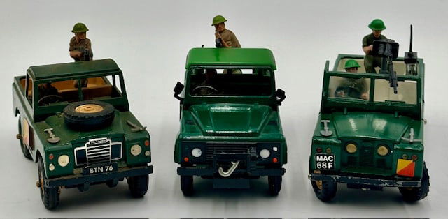 3pc Assorted Britains Land Rover (1 of 10)