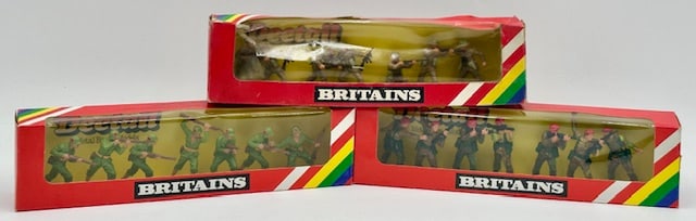3pc Boxed Britains Soldiers (1 of 12)
