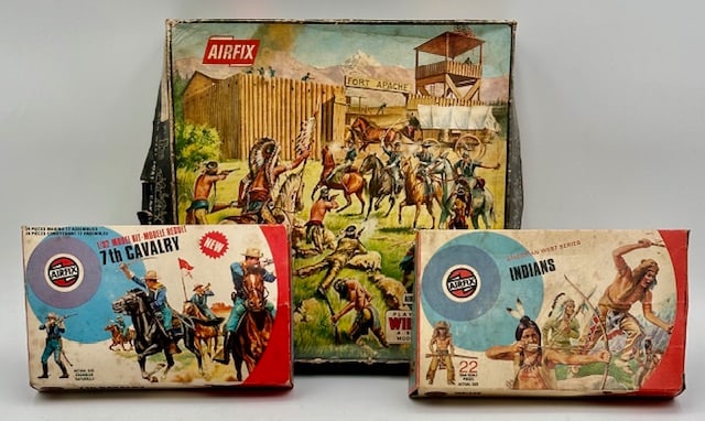 3pc Airfix Cowboys & Indians (1 of 14)