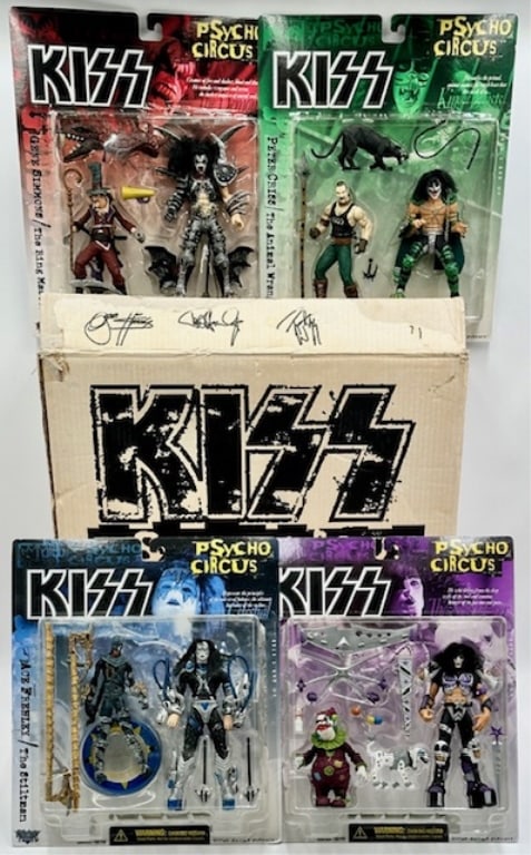 Set of 4 Kiss Psycho Circus Dolls (1 of 9)