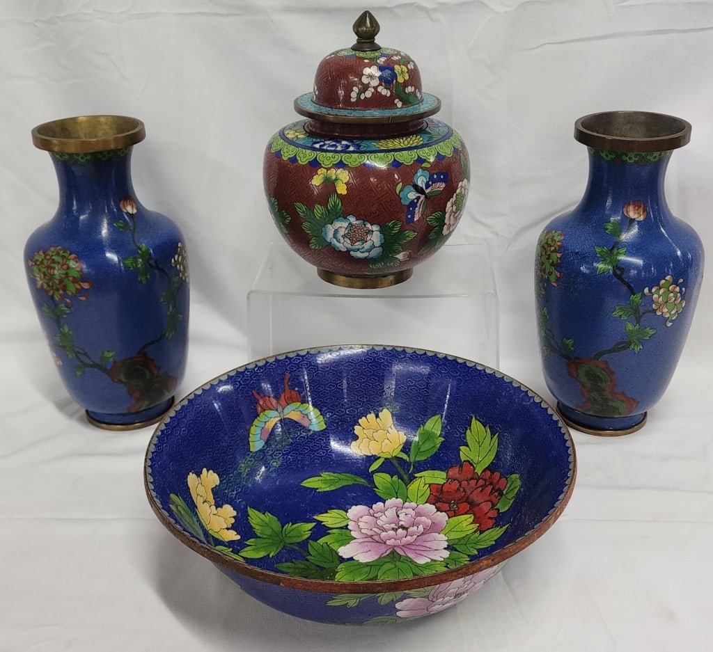 Collection of Asian Cloisonne Pieces (1 of 14)