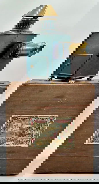 Antique Lanterna Magica w/Storage Box (1 of 20)