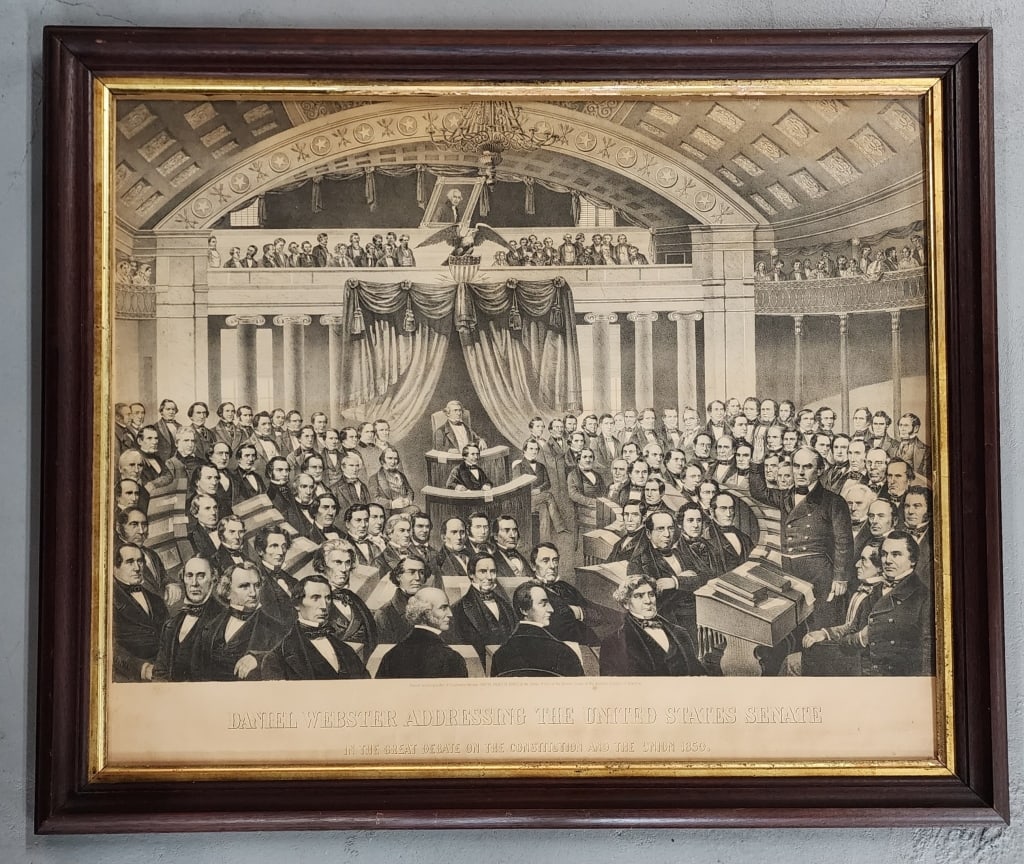 "Daniel Webster Addressing The Senate" Litho (1 of 7)