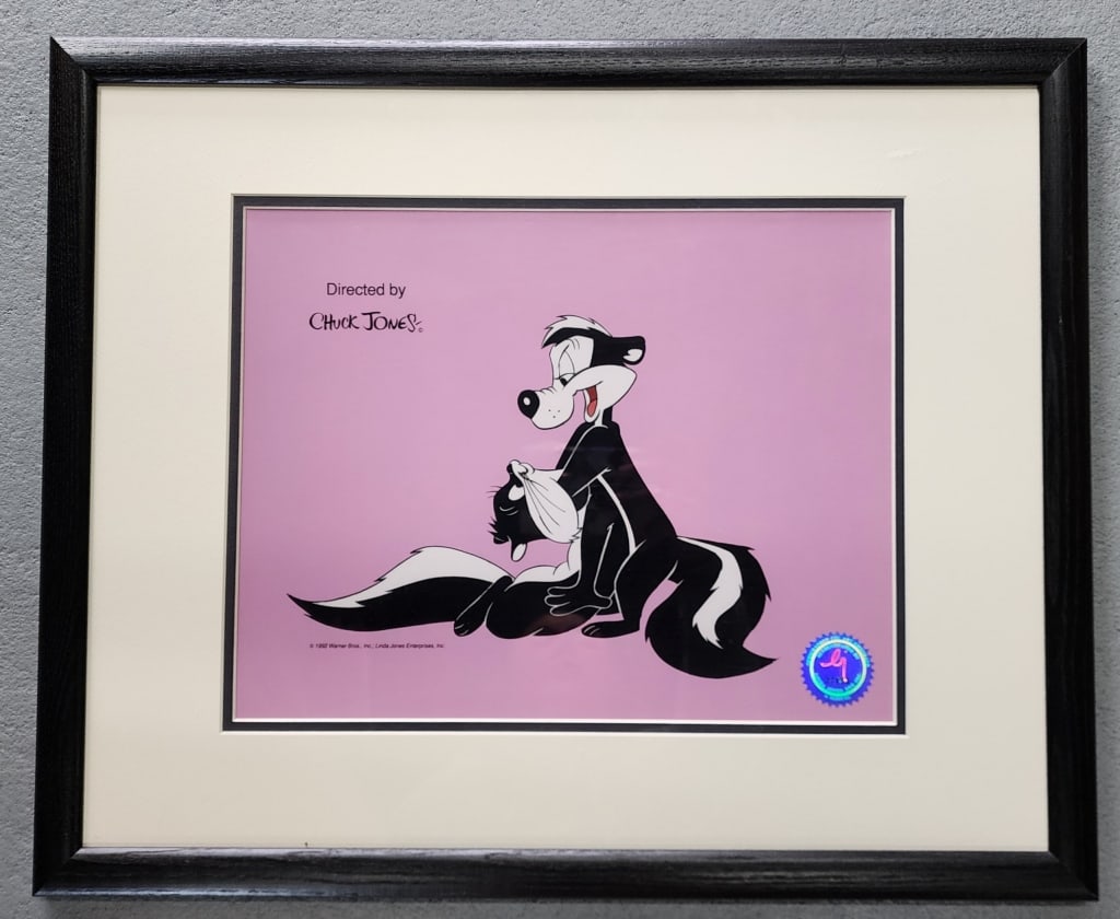 1992 Chuck Jones Pepe Le Pew Serigraph Cel Art (1 of 6)