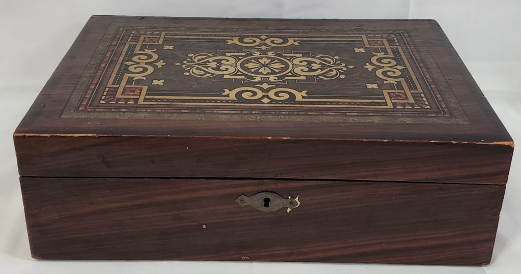 Antique Victorian Style Writing Box (1 of 9)