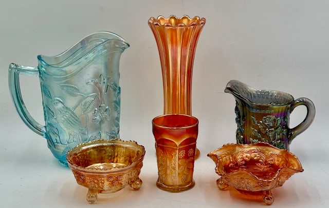 Collection of Assorted Carnival Glass (1 of 18)