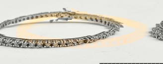 14k 5ct Diamond Tennis Bracelet - 13g TW