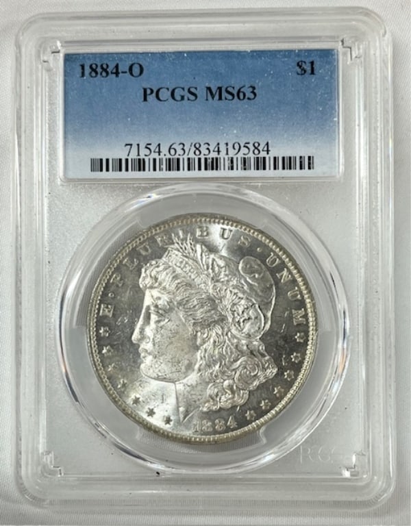 1884 Morgan Silver Dollar - O Mint (1 of 5)