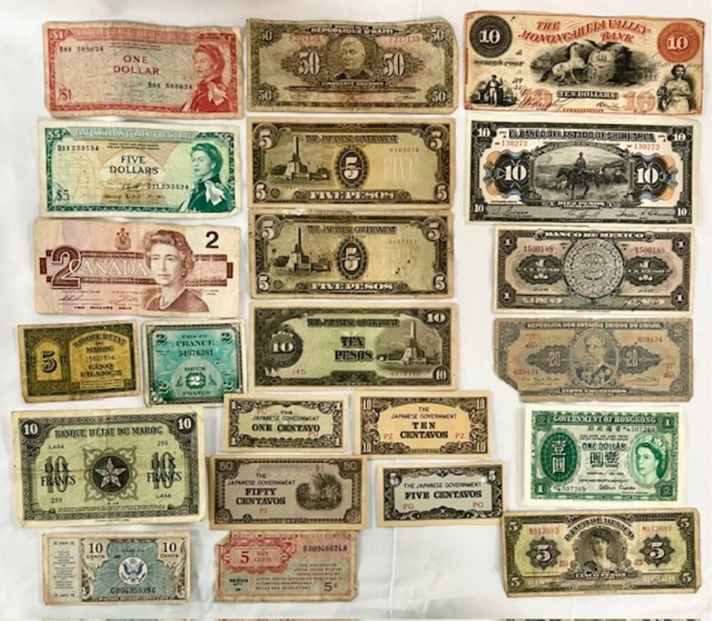 Collection of Allied Military & Foreign Currency (1 of 13)