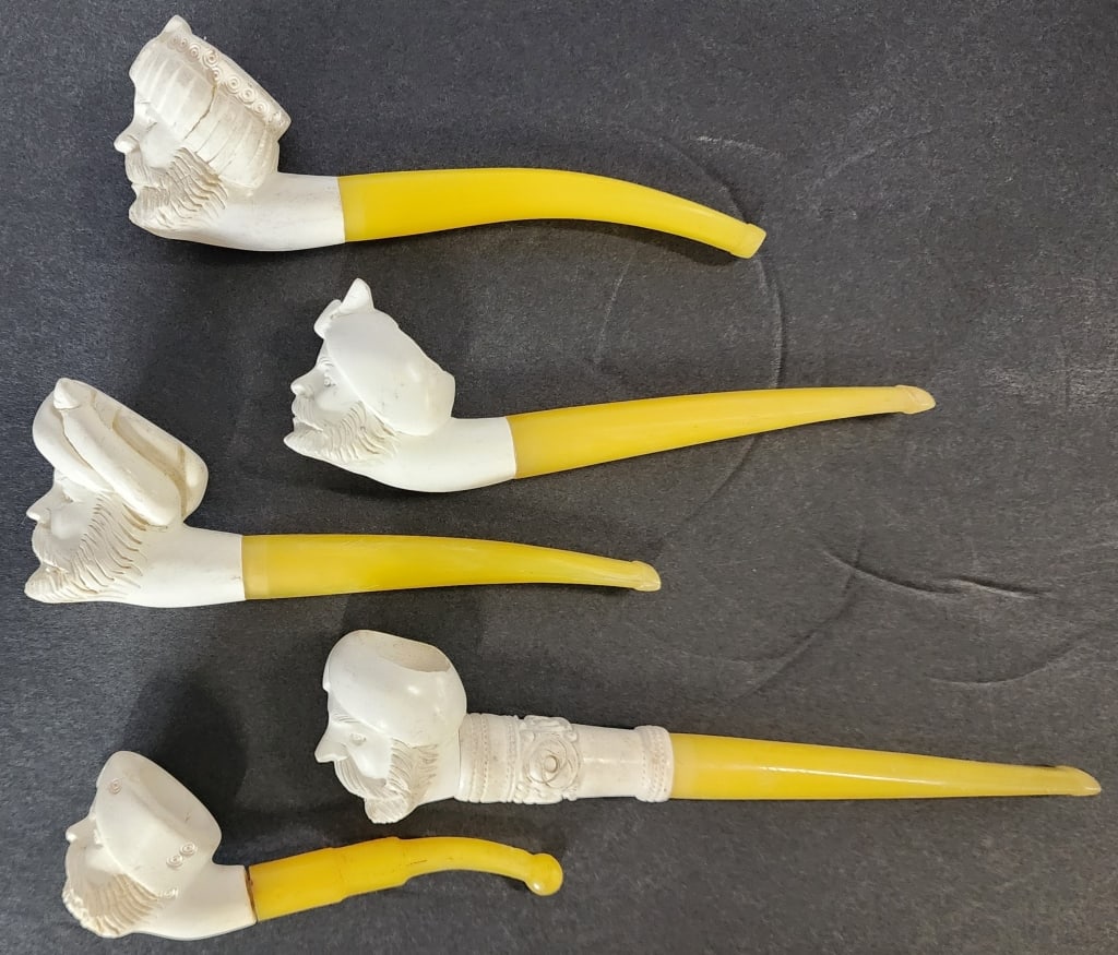 Collection of 5 Meerschaum Pipes (1 of 5)