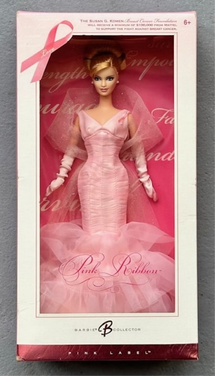Pink Label Pink Ribbon Edition Collector's Barbie (1 of 9)