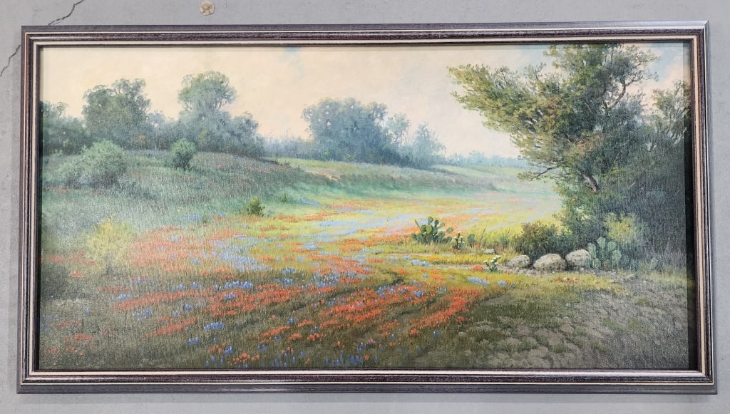 Cal Gaspard "Paint Brushes & Bonnets"  O/C (1 of 5)