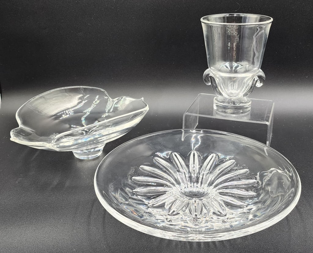 3pc Collection of Asst. Steuben Crystal Glass (1 of 11)