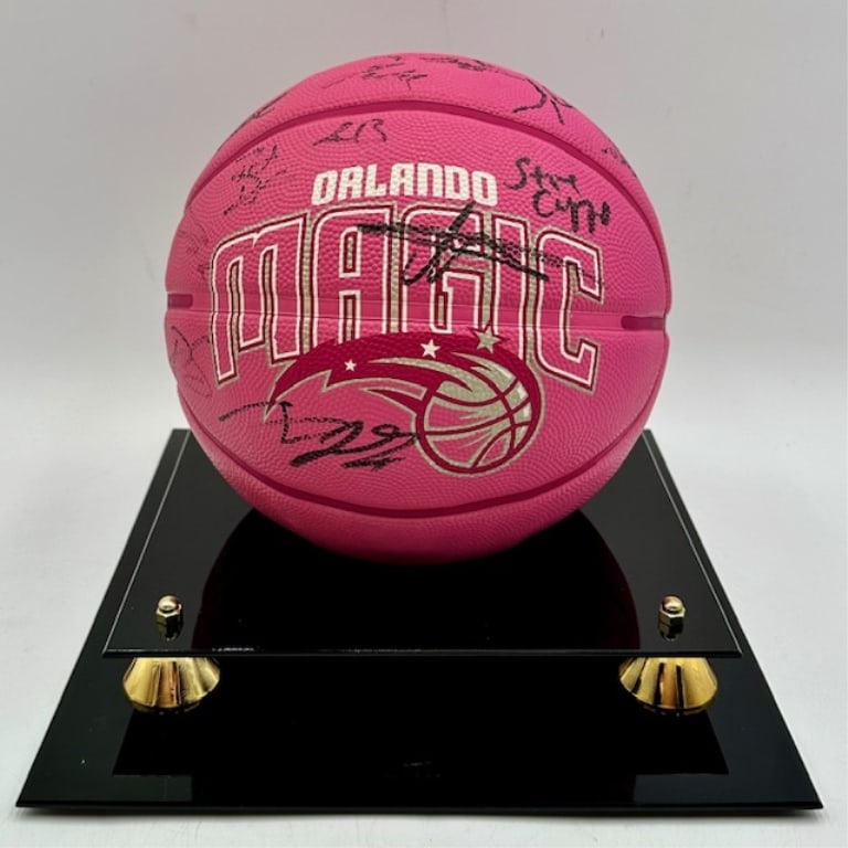 Team Autographed Orlando Magic Basketball (1 of 12)