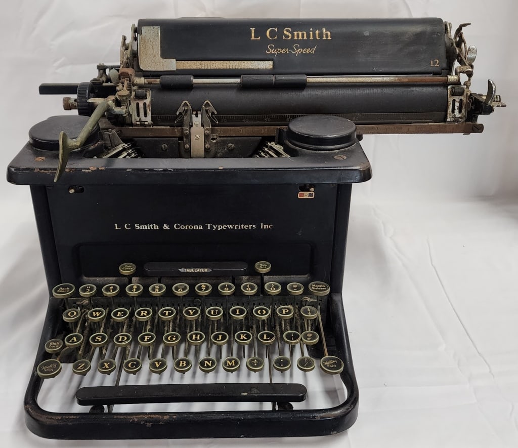 Vintage L.C. Smith & Corona Super Speed Typewriter (1 of 10)