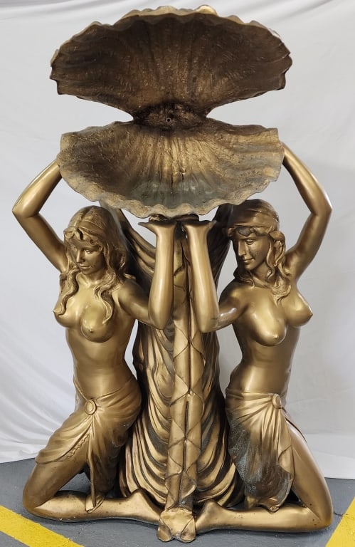 Stunning Bronze Greco Roman Inspired Fountain (1 of 8)