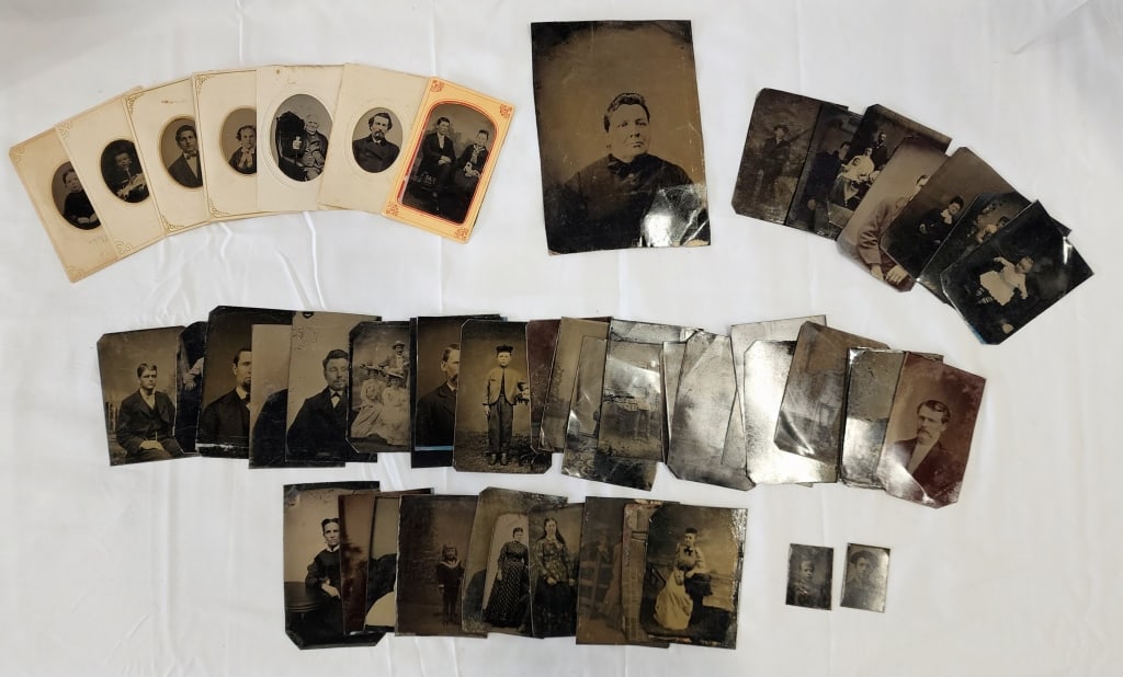 Large Collection of Assorted Photograph Tintypes (1 of 11)