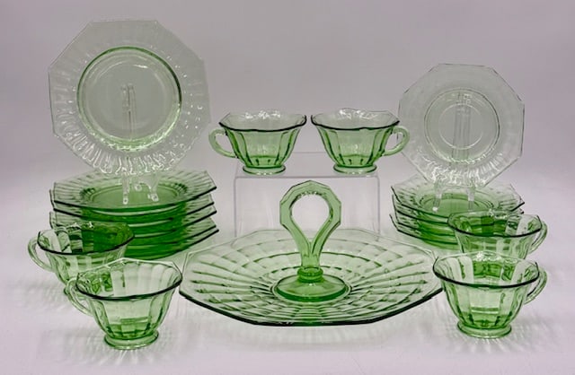 Collection of Assorted Uranium Glass (1 of 20)