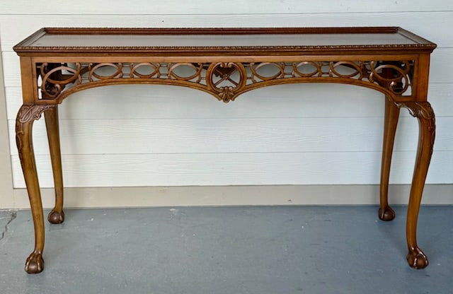 Gorgeous Chippendale Carving Console Table (1 of 10)