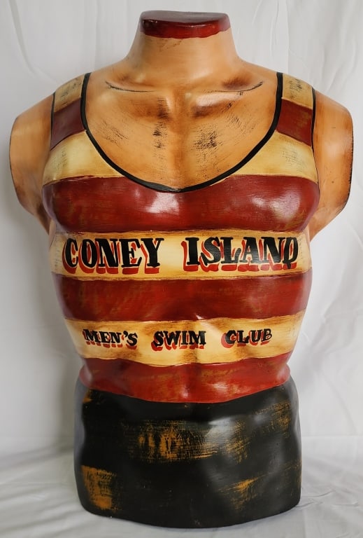 Coney Island Men's Swim Club Mannequin Torso (1 of 6)