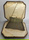Antique Tiffany & Co. 14k Gold Mesh Purse w/Sapphire Accents