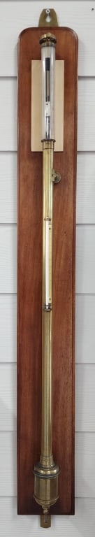 Antique Brass Stick Barometer (1 of 5)