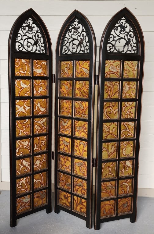 Beautiful John Richard 3 Panel Screen (1 of 7)