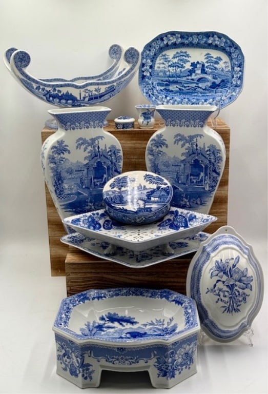 10pc Assortment Spode Blue Italian (1 of 19)