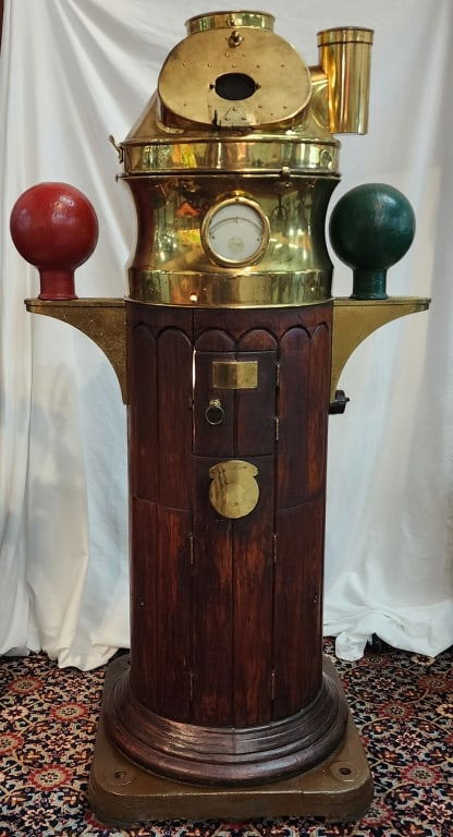 Vintage British Made Floor Standing Ships Binnacle (1 of 13)