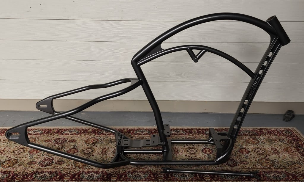 Custom David Chan Aluminum Motorcycle Frame (1 of 6)