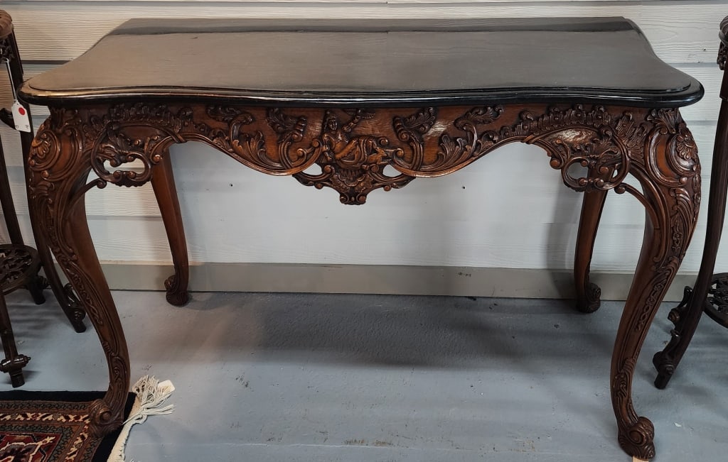 Maitland Smith M.T. Oak Console Table (1 of 8)