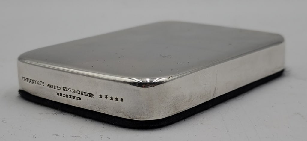 Tiffany & Co. Sterling Bar Weighted Paperweight (1 of 6)