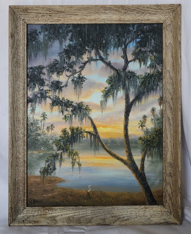 Florida Highwaymen Style Glen Piazza Landscape (1 of 5)