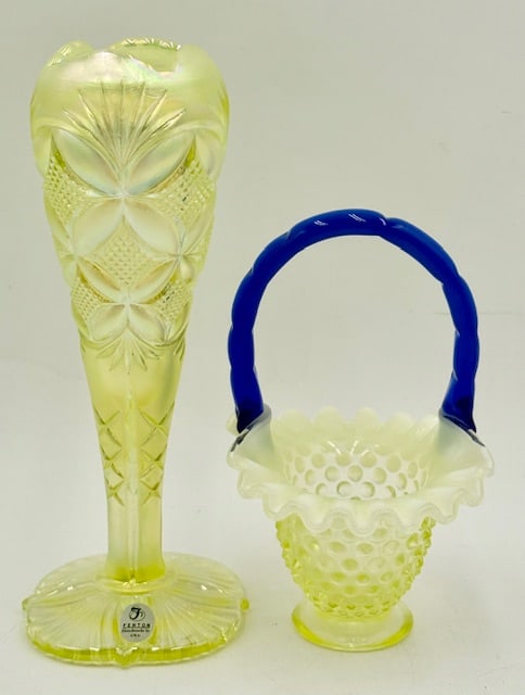 Beautiful Fenton Uranium Glass Collectibles (1 of 13)