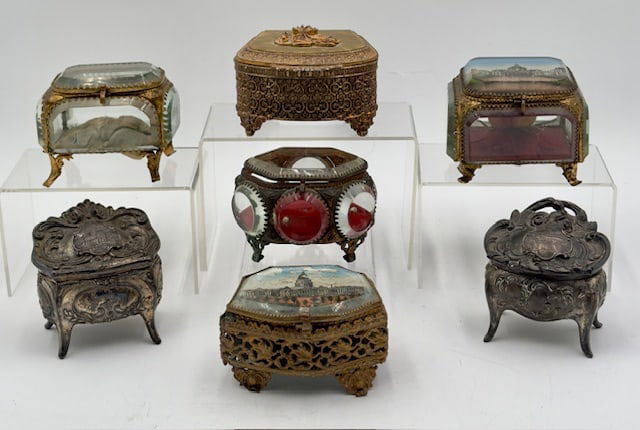 7 Assorted Vintage Jewelry Caskets (1 of 16)