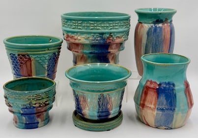Beautiful 6pc Vintage Hull Pottery Collection