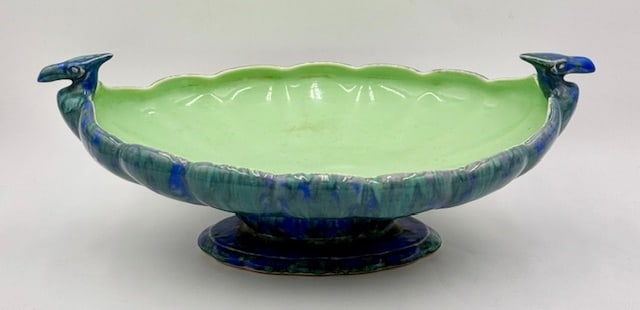 Vintage Cowan Art Pottery Pterodactyl Bowl