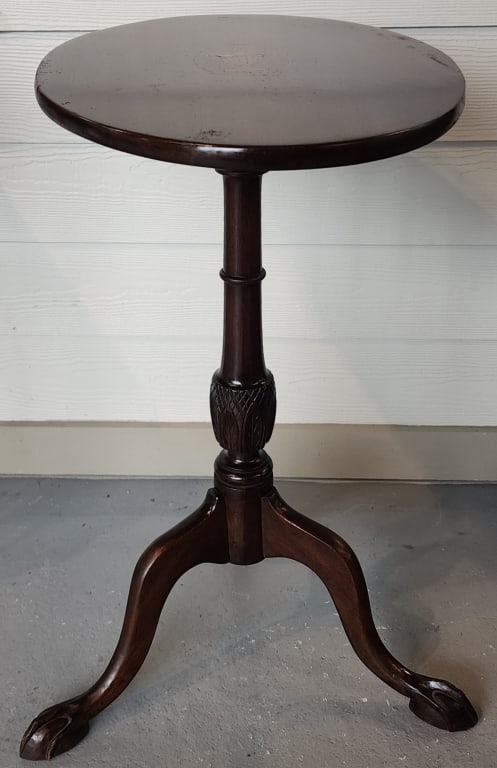 Antique  Inlaid Tilt Top Side Table (1 of 10)