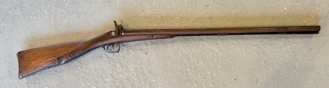 Antique Double Barrel European Percussion Shotgun (1 of 16)
