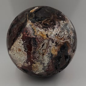 Stunning Large Natural Polished Agate Sphere