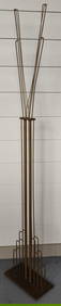 MCM Gilded Metal Abstract Standing Sculpture (1 of 5)
