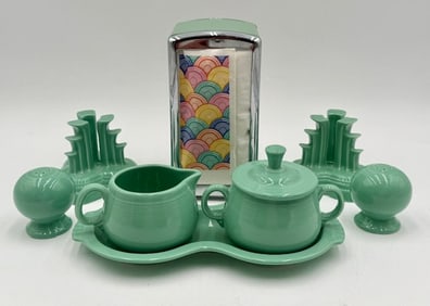 Collection of Vintage? Light Green Fiesta Ware