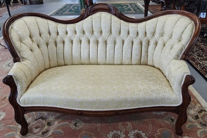 Antique Victorian Style Settee