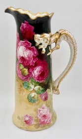 Antique J.P. Limoges Hand Painted Tankard