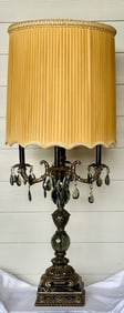 Vintage Italian Style Candelabra Table Lamp