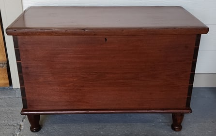 Antique Style Footed Blanket Chest