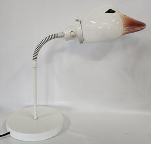 Vintage George Kovacs Ceramic Goose Table Lamp
