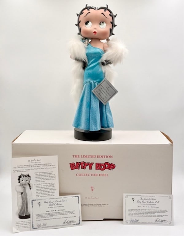 Betty Boop Baby Boop Porcelain Doll Danbury Mint Betty Boop Baby Boop Porcelain Doll Danbury Mint