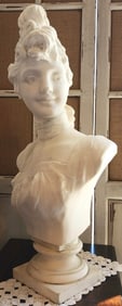 Vintage Italian Marble Female Bust